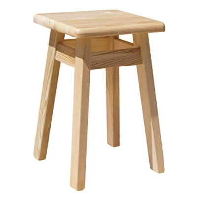 Abbildung von k koma SCHEMEL Kiefer Holz HOCKER Massive (Kiefer LACKIERT)