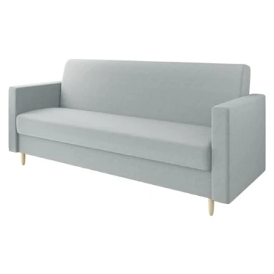 Abbildung von Mirjan24 Schlafsofa Moliesa mit Bettkasten und Schlaffunktion, 3 sitzer Sofa Bettfunktion, Polstersofa, Couchgarnitur, Bettsofa, Couch Schlaffunktion (Paros 05)
