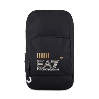 Abbildung von EA7 Emporio Armani Train CORE Pouch BAG Large Unisex Umhängetasche, Größe: One Size, Black/gold