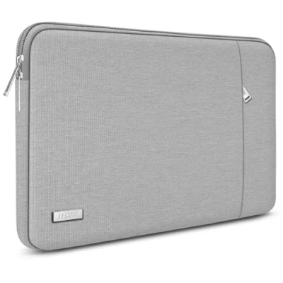 Abbildung von TECOOL Laptop Tasche Hülle für 12,3 13&quot; Surface Pro 11/10/9/8/7/6/5/4,13.6 MacBook Air M2 M3 A3113 A2681 2024,13 M1 2022 2016,Schutztasche 13 iPad Pro(M4)/ Air(M2) 2024, Grau