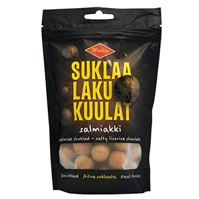 Abbildung von Halva SuklaaLakuKuulat Salmiakki Lakritze 12 Pack of 140g