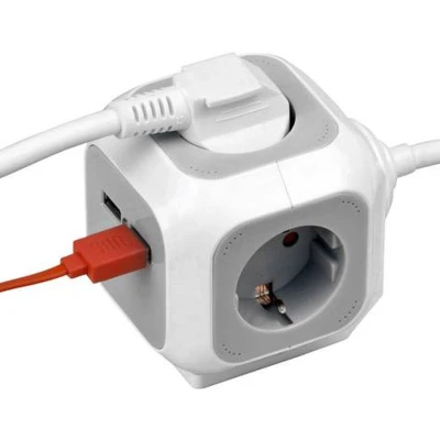 Abbildung von Brennenstuhl Mehrfachsteckdose &quot;ALEA Power USB Charger&quot;, 4 fach, (USB Anschluss Kabellänge 1,4 m), Steckdosenwürfel