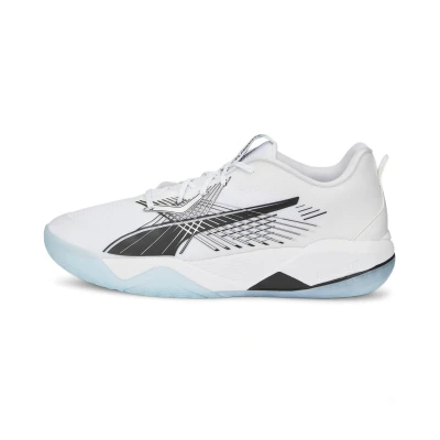 Abbildung von Eliminate Power Nitro II Hallen Sportschuhe Herren PUMA White Black Blue
