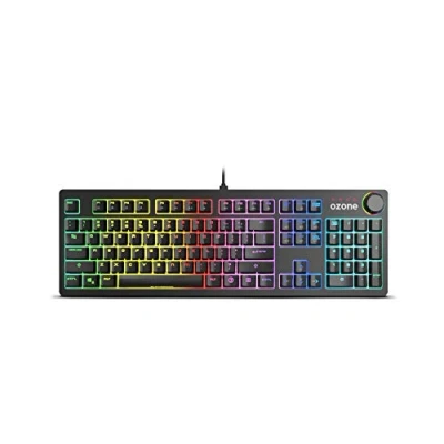Abbildung von Ozone Strikeback Gaming Keyboard Mechanische Tastatur Kail Red Schalter, Spectra RGB LED Beleuchtung, 18 Beleuchtungsmodi, Modus, Leise, Software, Numerisch, Spanish Layout