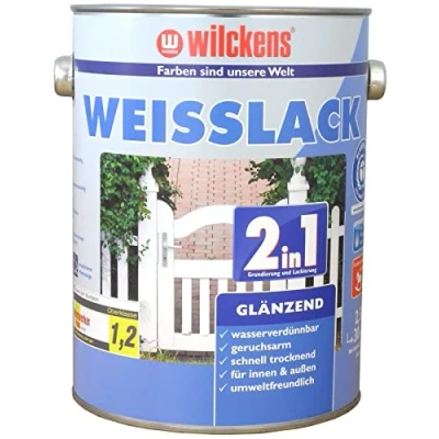 Abbildung von Wilckens 2in1 Weisslack glänzend