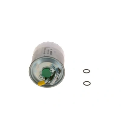 Abbildung von BOSCH F 026 402 056 Kraftstofffilter Leitungsfilter 10 8 MERCEDES BENZ: G Klasse SUV, C Limousine, CLS Coupe, JEEP: GRAND CHEROKEE 3, Commander