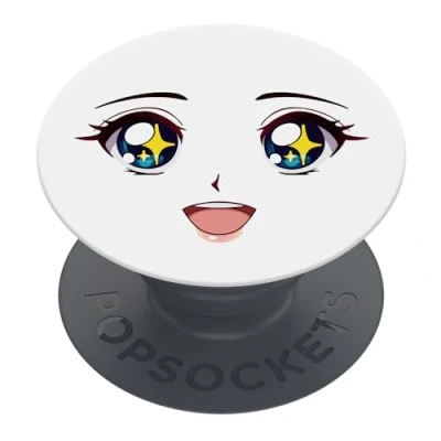 Abbildung von PopSockets PopGrip Ausziehbarer Halterung und Griff für Smartphones Tablets Fingerhalter Basic Sparkle Eyes