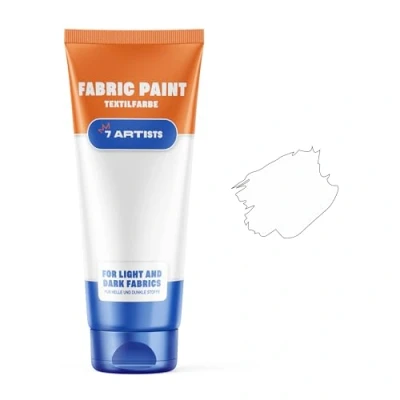 Abbildung von 7 Artists Textilfarbe Stoffmalfarben Stofffarben Textilfarbe, Acrylfarbe Waschfest 60 ml, Waschmaschinenfest Nach Fixierung