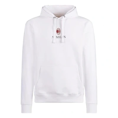 Abbildung von AC Milan Unisex Classic Crest White_Man Kapuzenpullover, Kornstein, M