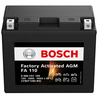 Abbildung von BOSCH 0 986 FA1 100 Batterie 12V 10Ah 165A B0