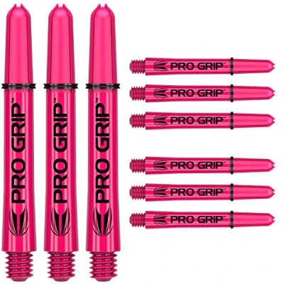 Abbildung von Target Darts 3 x Sätze of Rosa Pro Grip Dartschäfte Mittel 9 Insgesamt