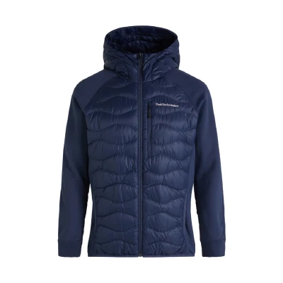 Abbildung von Peak Performance Men Helium Down Hybrid Hood Blue Shadow Größe S