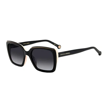 Abbildung von Carolina Herrera Damen HER 0143/G/S KDX/9O Gläser SONNENBRILLEN Acetat Schwarz Grau Quadratisch Schattiert