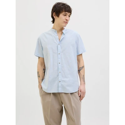 Abbildung von Jack &amp; Jones Comfort FIT Hemd, Herren, Größe: Large, Chambray blue