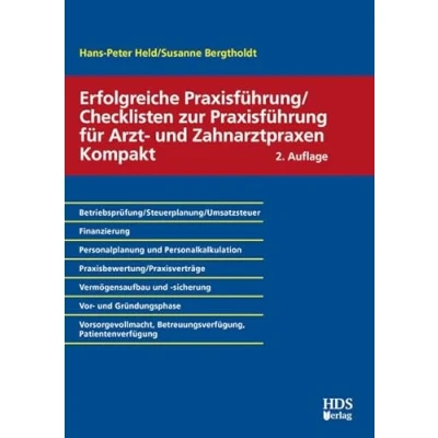 Abbildung von Erfolgreiche Praxisführung/Checklisten zur Praxisführung für Arzt und Zahnarztpraxen Kompakt: Checklisten Arztpraxen Kompakt