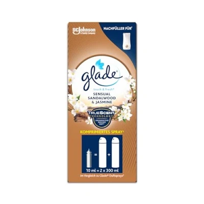 Abbildung von glade Raumduft Nachfüller Jasminblüten, Sanftes Sandelholz und Moschus 10 ml