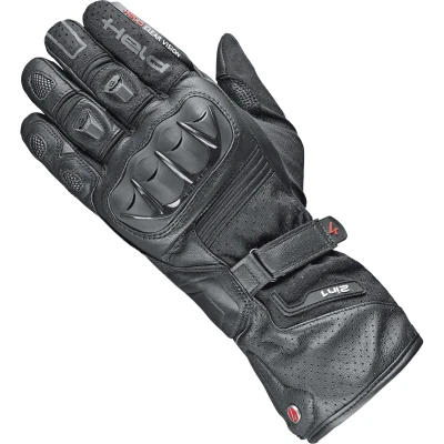 Abbildung von Held Air&#039;N Dry II Leder /Textilhandschuh lang schwarz 9 Herren