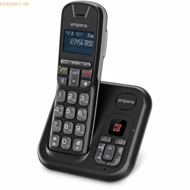 Abbildung von Emporia TH 21AB Schnurloses DECT Telefon (Mobilteile: 1, mit digitalem Anrufbeantworter)