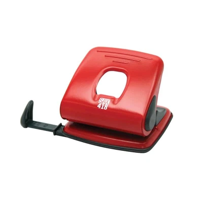 Abbildung von Locher SAX 418 Rot Metall 25 Blatt 1 Stk.