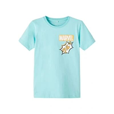Abbildung von Name It Jungen NKMANTI Marvel SS TOP MAR T Shirt, Bright White, 146W / 152L