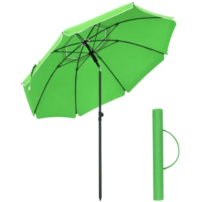 Abbildung von SONGMICS Sonnenschirm, ∅200cm,UPF 50+,mit Tragetasche,ohne Ständer
