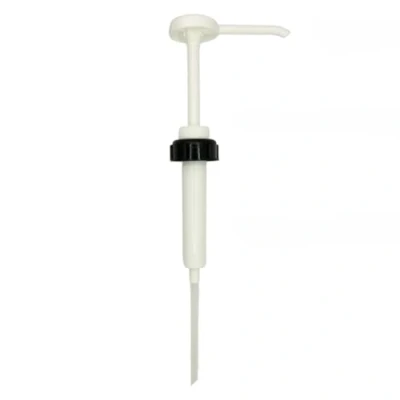Abbildung von Kanisterpumpe DIN 45 für Kanister, passend 45mm Gewinde, Dosierpumpe 5 und 10L Spenderpumpe 30 ml pro Hub