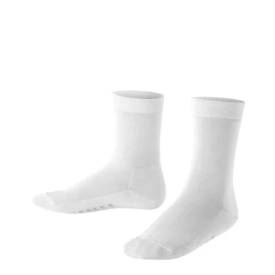 Abbildung von Falke Cotton Finesse UNI Socken für Kinder, Größe: 35 38, White