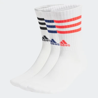 Abbildung von adidas Unisex Erwachsene 3 Streifen gepolsterte Sportbekleidung, Crew Socken, Paar, Größe 39 42