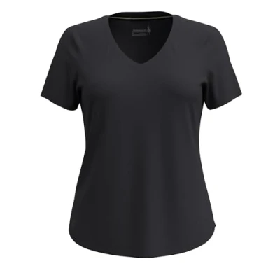 Abbildung von Smartwool Lightweight 120 Tshirt basic, Damen, Größe: XL, Black