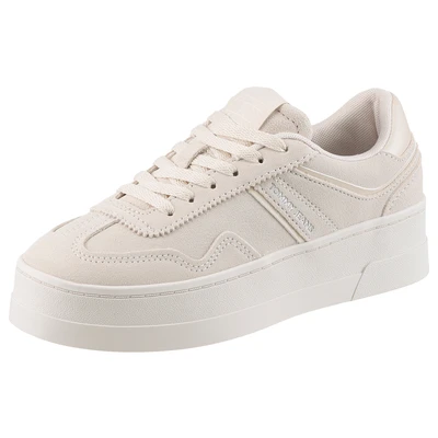 Abbildung von Tommy Jeans THE Greenwich Flatform Elevated Sneaker low, Damen, Größe: 41, Newsprint Schuhe