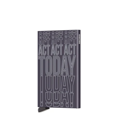 Abbildung von Secrid Cardprotector Laser act today dark purple
