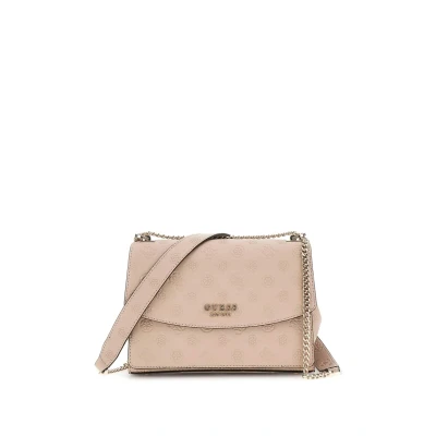 Abbildung von Guess Phoebe 4G UND Peonylogo Umhängetasche, Damen, Größe: One Size, Beige