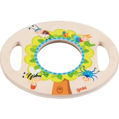 Abbildung von goki Lernspielzeug XL Lupe mit Haltegriffen (packung, 1 St), perfekt für kleine Entdecker