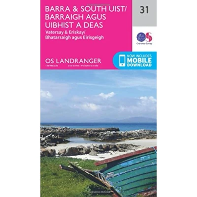 Abbildung von Barra &amp; South Uist, Vatersay Eriskay (OS Landranger Map, Band 31)
