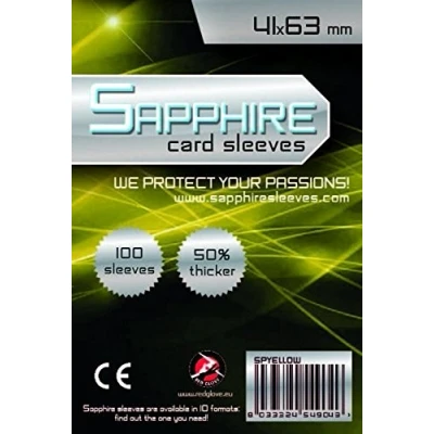 Abbildung von Red Glove 100 Sapphire Sleeves Yellow 41x63 SPYELLOW