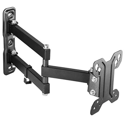 Abbildung von RICOO PC Monitor Wandhalterung Schwenkbar Neigbar für 13 30 Zoll, Halterung Wand S7911, Monitorhalterung, Bildschirmhalterung, Bildschirm 27 VESA 75 x 75, 100x100 mm