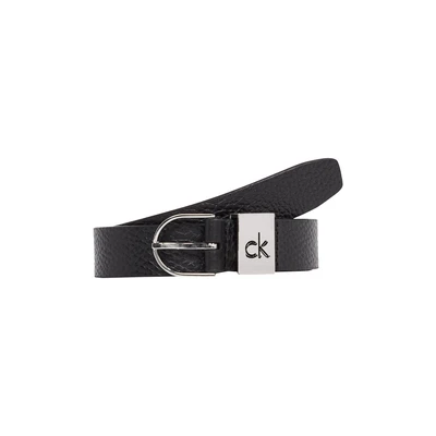 Abbildung von Calvin Klein LOOP THIN Round Buckle Gürtel, Damen, Größe: 80, Black