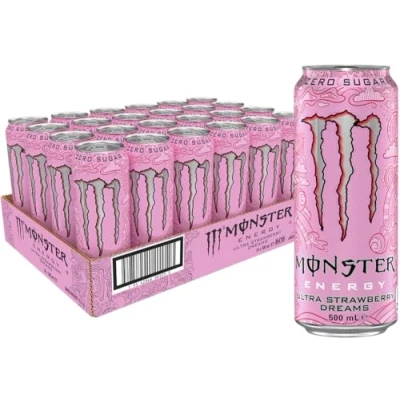 Abbildung von Monster Energy Drink Ultra Strawberry Dreams, 24 x 500 ml