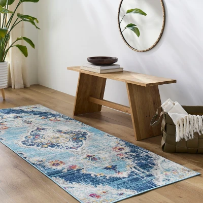 Abbildung von Surya Läufer &quot;Traditional&quot;, rechteckig, Boho Kurzflor Orientteppich, Wohnzimmer, Flurteppich