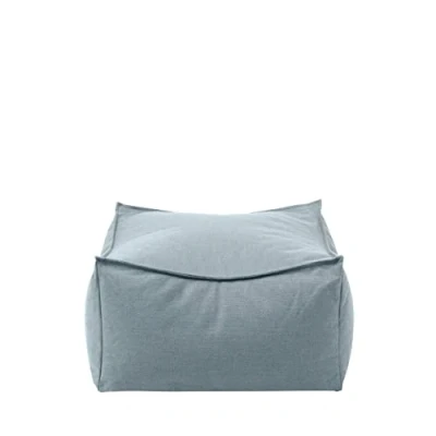 Abbildung von Blomus Outdoor Hocker Stay Sitzsack Wasserabweisend Farbe Ocean 60L x 60B 40H cm Sitzpouf Schnelltrocknend wetterfestes Textil
