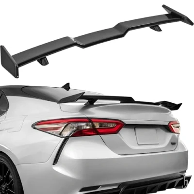 Abbildung von VEVOR GT Wing Autospoiler, 57,9 Zoll Spoiler, Kompatibel mit 2018 2023 Camry, Hochfestes ABS Material, Einbrennlackierung, Auto Heckspoilerflügel, Rennspoiler für Autos, Schwarz glänzend