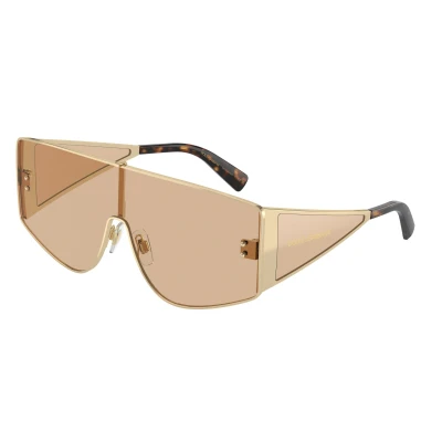 Abbildung von Dolce&amp;Gabbana Unisex Sonnenbrille Light goldcoloured, Größe: 44, gold coloured