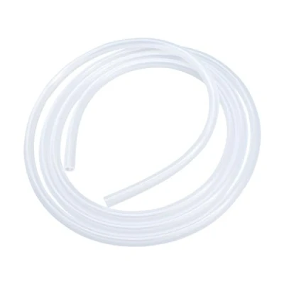 Abbildung von LAVMHAB Silikonschlauch 5mm ID x 7mm OD 3 Meter Länge, Lebensmitteltaugliche Schläuche Flexibler Schlauch Klar Wasser Luft Rohre für die Pumpe übertragen