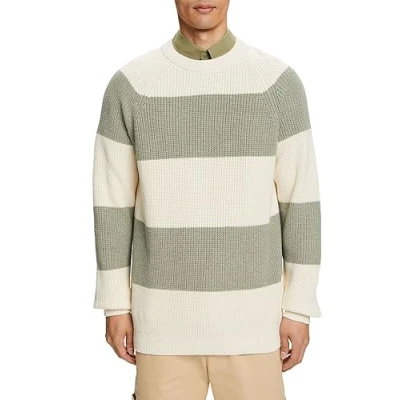 Abbildung von Esprit Strickpullover, Herren, Größe: Large, Ice 2