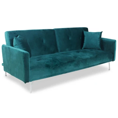 Abbildung von Menzzo Velours Sofa Carla grün 191