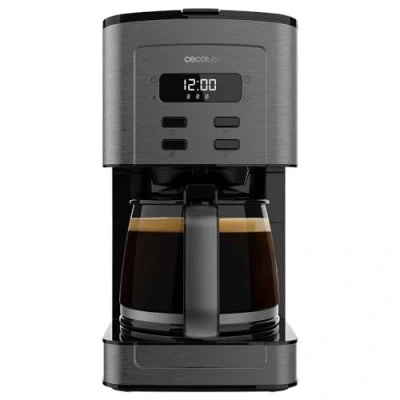 Abbildung von Cecotec Kaffeemaschine Coffee 56 Time, 800W, Programmieren Sie Ihren Kaffee, Edelstahl, LCD Bildschirm, Tropfenschutz, Fassungsvermögen 1,3L, 12 Tassen, Automatische Abschaltung, Tank mit Fenster