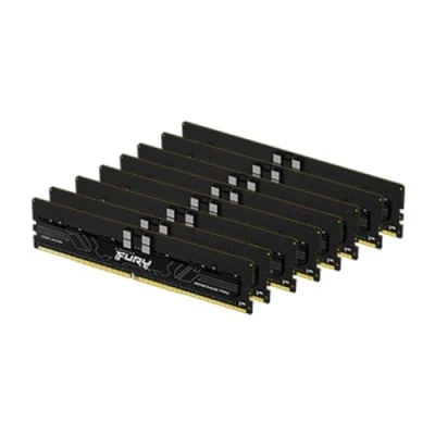 Abbildung von Kingston FURY Renegade Pro XMP 128GB 5600MT/s DDR5 ECC Reg CL36 DIMM Speicher Übertaktbares Registered Kit mit 8 KF556R36RBK8 128