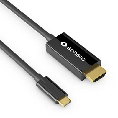Abbildung von 0 sonero USB C auf DP Kabel 2,00m schwarz