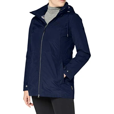Abbildung von Jack Wolfskin Damen WILDWOOD JACKET W wasserdichte Winterjacke, bluewash, XS