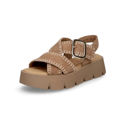 Abbildung von Gabor Plateausandalette, Damen, Größe: 38, Braun Schuhe